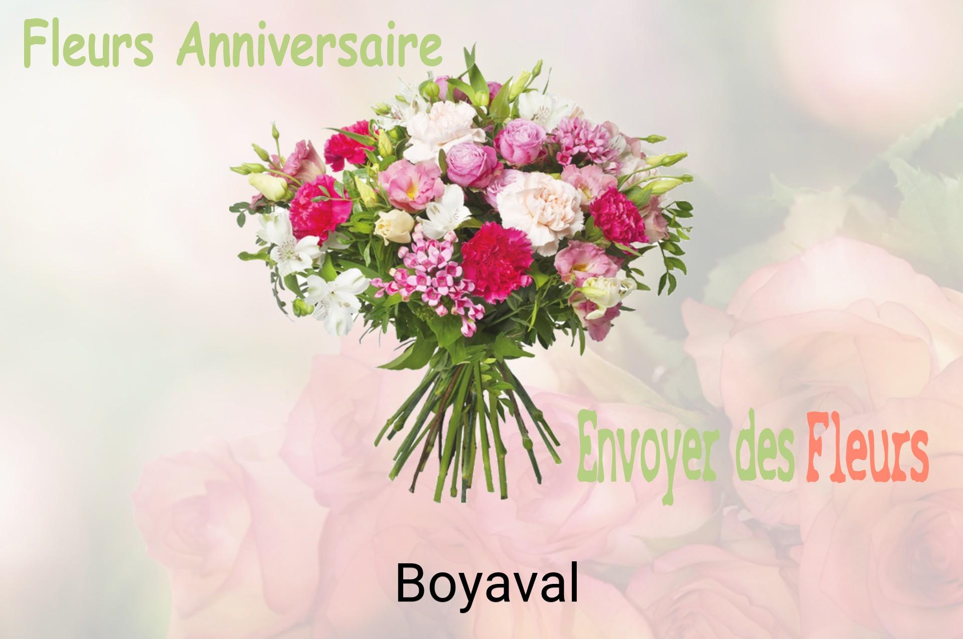 Bouquet de fleurs d’anniversaire livré à Boyaval